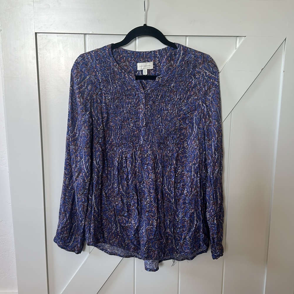 Lucky Brand Long Sleeve Top - Picture 3 of 15